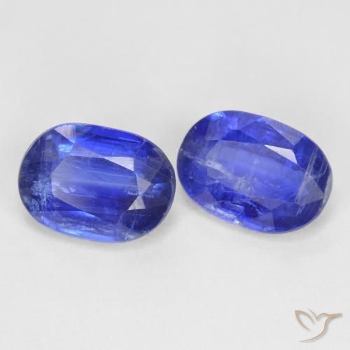 2,01 ct natürliche blauer Disthen-Edelsteine, Oval Schliff, SI