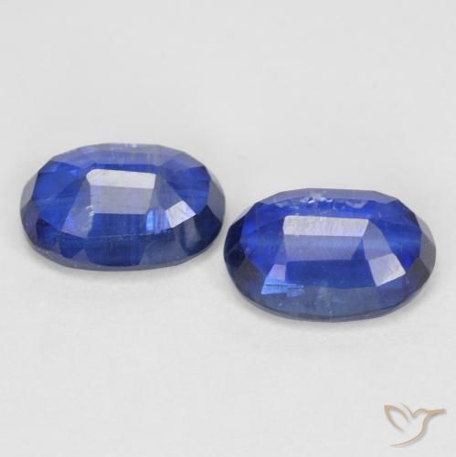 2.11 ct natürliche Navy blau Kyanit-Edelsteine, Oval, SI