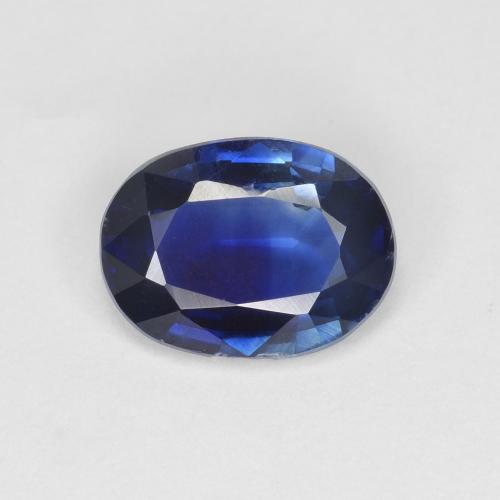1,36 ctw natürlicher blauer Disthen, Oval Schliff, VS
