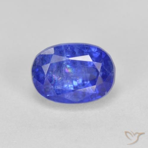 1.64ct Natürlicher Hellblau Kyanit, Oval, SI
