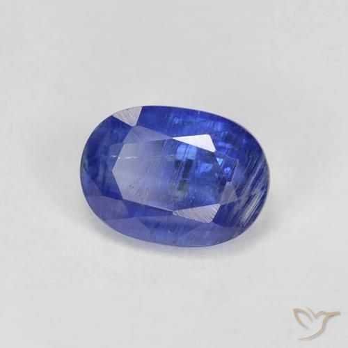 9,17 ctw natürlicher tiefblau Kyanit, Oval, SI