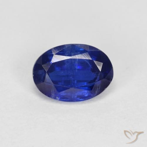 1.02ct Natürlicher Intensives Marineblau Kyanit, Oval, VS-SI