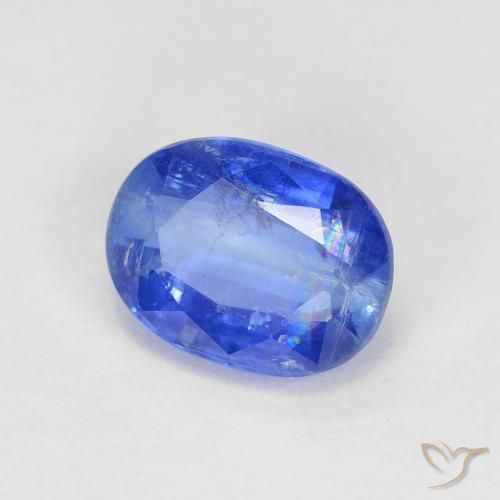 9,17 ctw natürlicher Tiefes Azurblau Kyanit, Oval, VS-SI