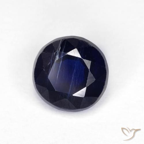 9,17 ctw natürlicher Navy blau Kyanit, Runden, VS-SI