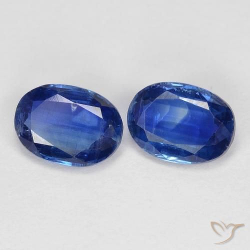 2.00 ct natürliche dunkelblau Kyanit-Edelsteine, Oval, VS