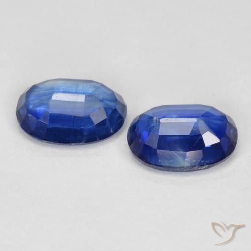 2.00 ct natürliche dunkelblau Kyanit-Edelsteine, Oval, VS