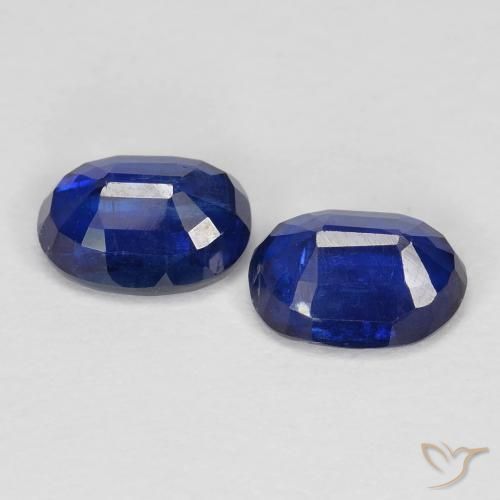 2.17 ct natürliche Königsblau Kyanit-Edelsteine, Oval, VS