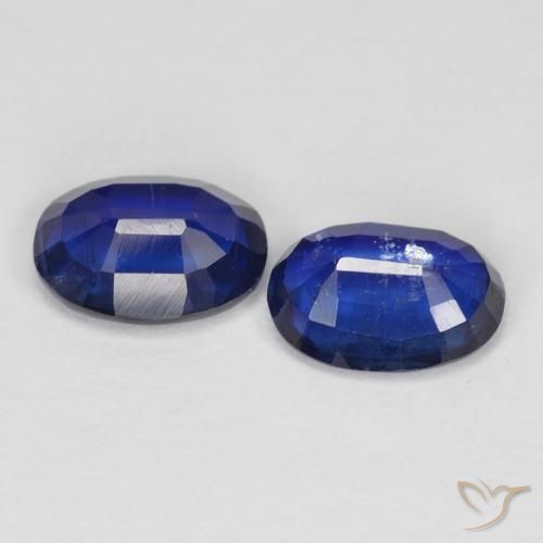 1.88 ct natürliche tiefblau Kyanit-Edelsteine, Oval, VS