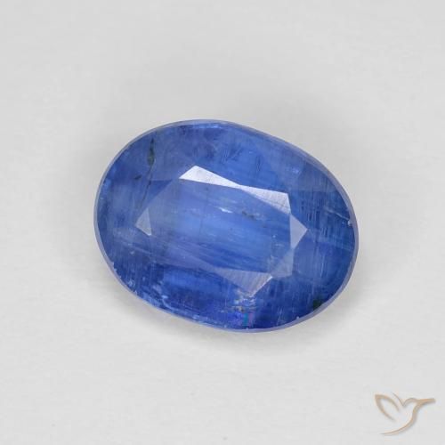 9,17 ctw natürlicher Ägyptisches Blau Kyanit, Oval, VS-SI