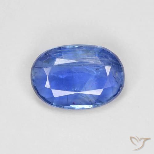 2.65ct Natürlicher Tiefes Azurblau Kyanit, Oval, VS-SI