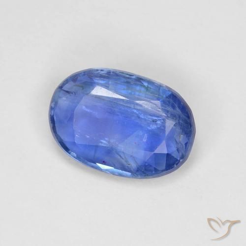 9,17 ctw natürlicher Tiefes Azurblau Kyanit, Oval, VS-SI