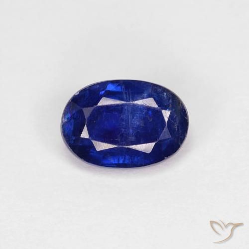 0.98ct Natürlicher Intensives Marineblau Kyanit, Oval, VS-SI