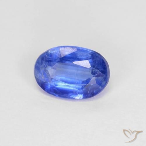 9,17 ctw natürlicher Tiefes Azurblau Kyanit, Oval, SI