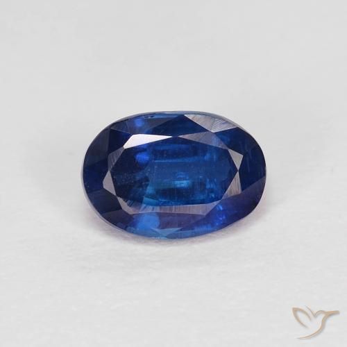 1.08ct Natürlicher Navy blau Kyanit, Oval, VS-SI