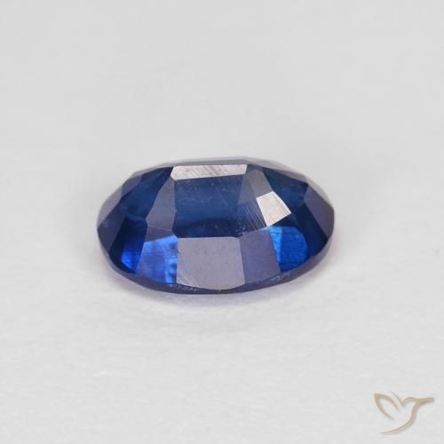 9,17 ctw natürlicher Navy blau Kyanit, Oval, VS-SI
