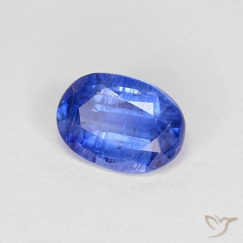 9,17 ctw natürlicher Tiefes Azurblau Kyanit, Oval, SI