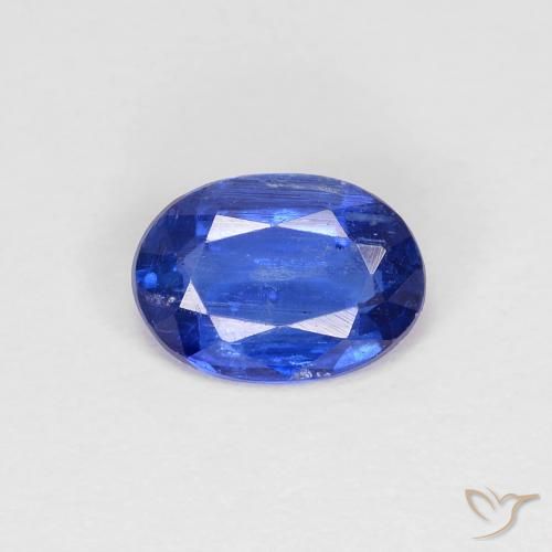 0.85ct Natürlicher dunkelblau Kyanit, Oval, VS-SI