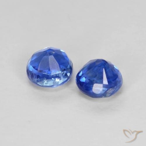 0.63 ct natürliche Navy blau Kyanit-Edelsteine, Runden, VS