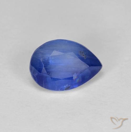 9,17 ctw natürlicher Navy blau Kyanit, Birnenform, SI