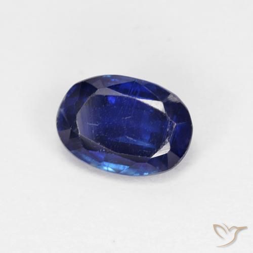 9,17 ctw natürlicher Intensives Marineblau Kyanit, Oval, VS