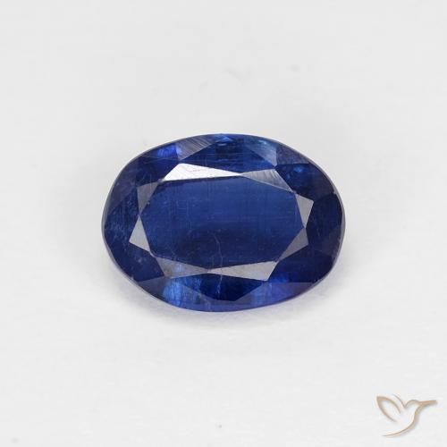 1.08ct Natürlicher Navy blau Kyanit, Oval, VS-SI