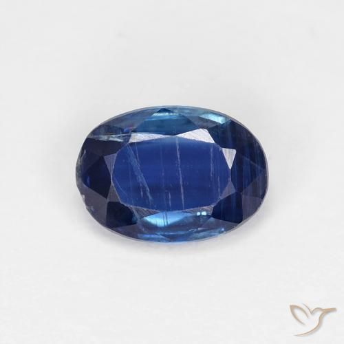 0.99ct Natürlicher Navy blau Kyanit, Oval, VS-SI