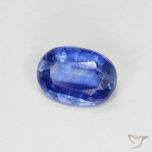 9,17 ctw natürlicher Tiefes Azurblau Kyanit, Oval, VS-SI