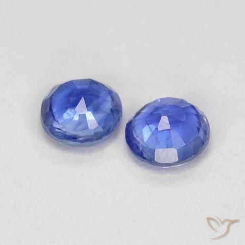 0.50 ct natürliche Navy blau Kyanit-Edelsteine, Runden, VS