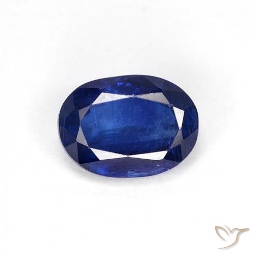 1.10ct Natürlicher dunkelblau Kyanit, Oval, VS-SI