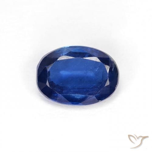 0.97ct Natürlicher Navy blau Kyanit, Oval, VS-SI