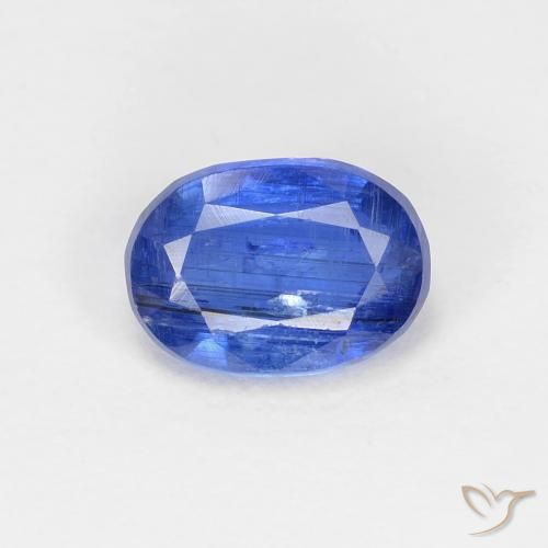 1.21ct Natürlicher tiefblau Kyanit, Oval, SI