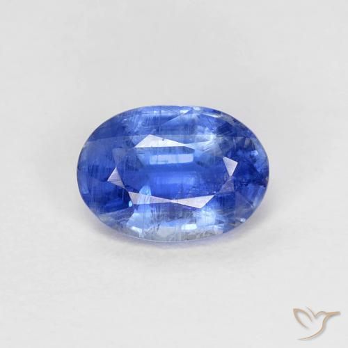 1.01ct Natürlicher Tiefes Azurblau Kyanit, Oval, SI