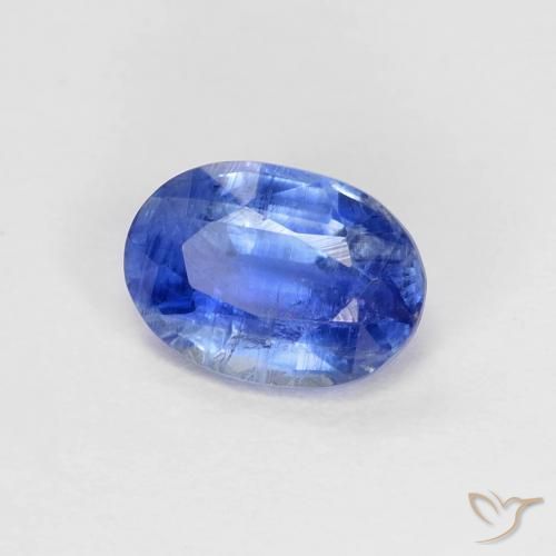 9,17 ctw natürlicher Tiefes Azurblau Kyanit, Oval, SI