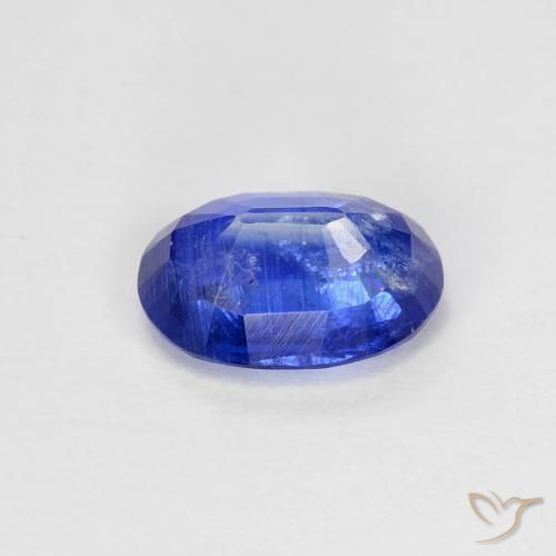 9,17 ctw natürlicher Tiefes Azurblau Kyanit, Oval, SI
