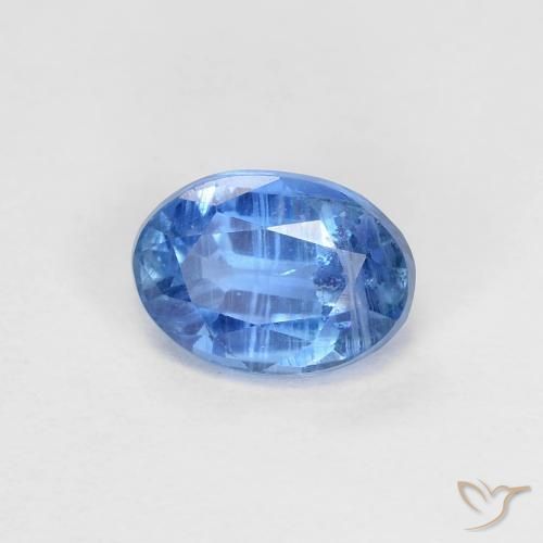 9,17 ctw natürlicher Mittelblau Kyanit, Oval, VS-SI