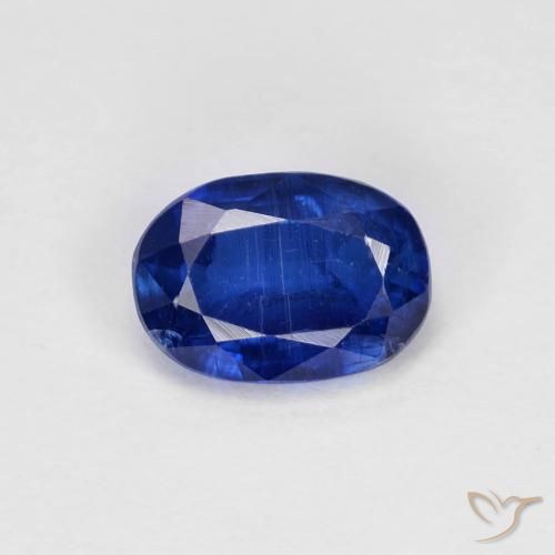 1.08ct Natürlicher tiefblau Kyanit, Oval, VS-SI