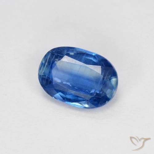 9,17 ctw natürlicher Helles Marineblau Kyanit, Oval, VS-SI