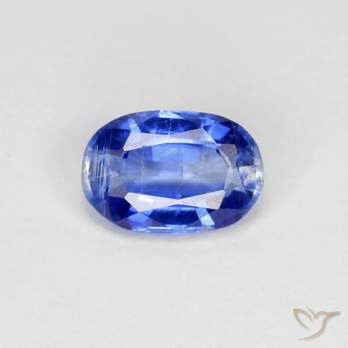 0.83ct Natürlicher Wahres Blau Kyanit, Oval, VS-SI