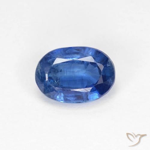 1.20ct Natürlicher Navy blau Kyanit, Oval, VS-SI, Photo A