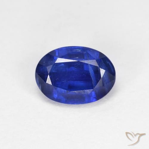 1.26ct Natürlicher dunkelblau Kyanit, Oval, VS-SI