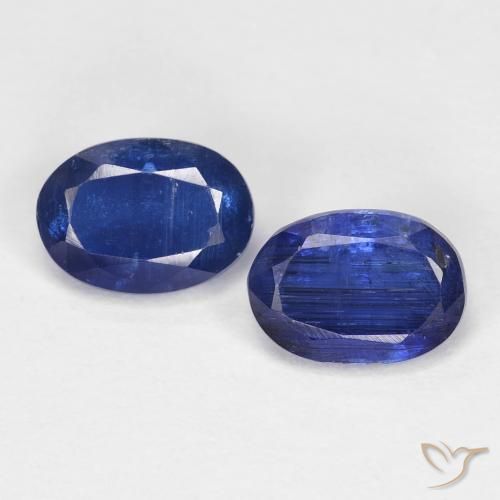 1.94ctw Natürlicher tiefblau Kyanit, Oval, VS-SI