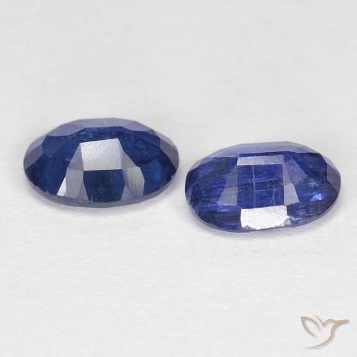 1.94 ct natürliche tiefblau Kyanit-Edelsteine, Oval, VS-SI