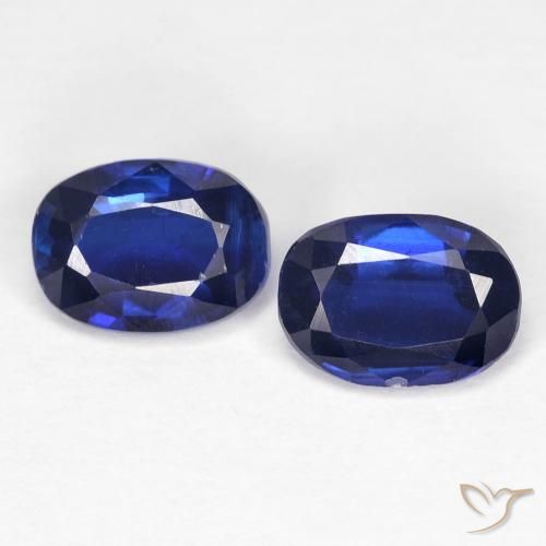 2.02ctw Natürlicher Intensives Marineblau Kyanit, Oval, VS