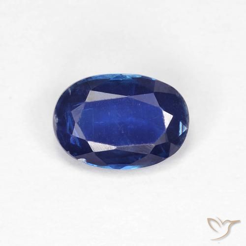 0.99ct Natürlicher Intensives Marineblau Kyanit, Oval, VS