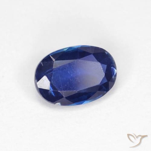 9,17 ctw natürlicher Intensives Marineblau Kyanit, Oval, VS