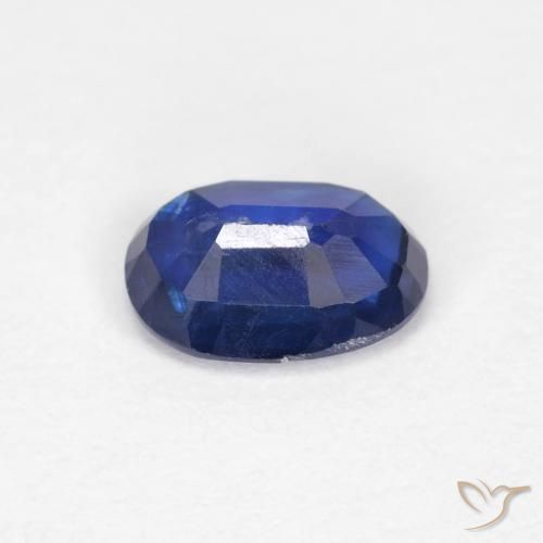 9,17 ctw natürlicher Intensives Marineblau Kyanit, Oval, VS