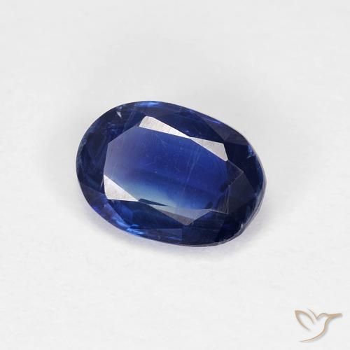 9,17 ctw natürlicher tiefblau Kyanit, Oval, VS