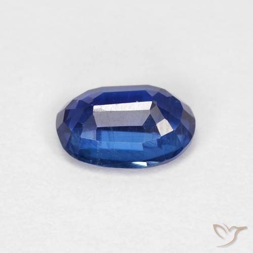 9,17 ctw natürlicher tiefblau Kyanit, Oval, VS