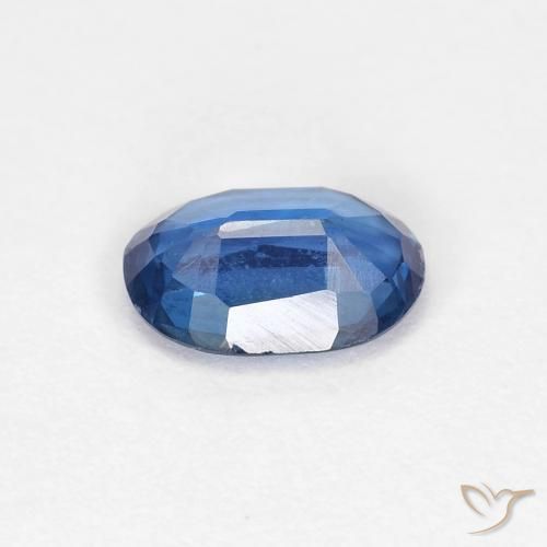 9,17 ctw natürlicher Helles Marineblau Kyanit, Oval, VS