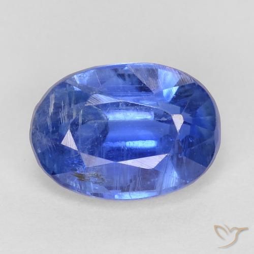 1.09ct Natürlicher Navy blau Kyanit, Oval, SI